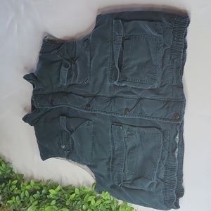 Eagles Ridge Outfitters flannel lined vest size large green